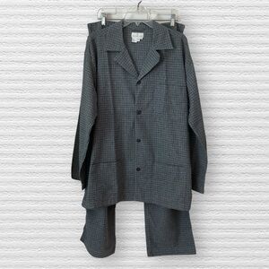 Ermenegildo Zegna Men’s Pajama Set, NWOT, Gray, Soft Flannel Cotton, Sz XL